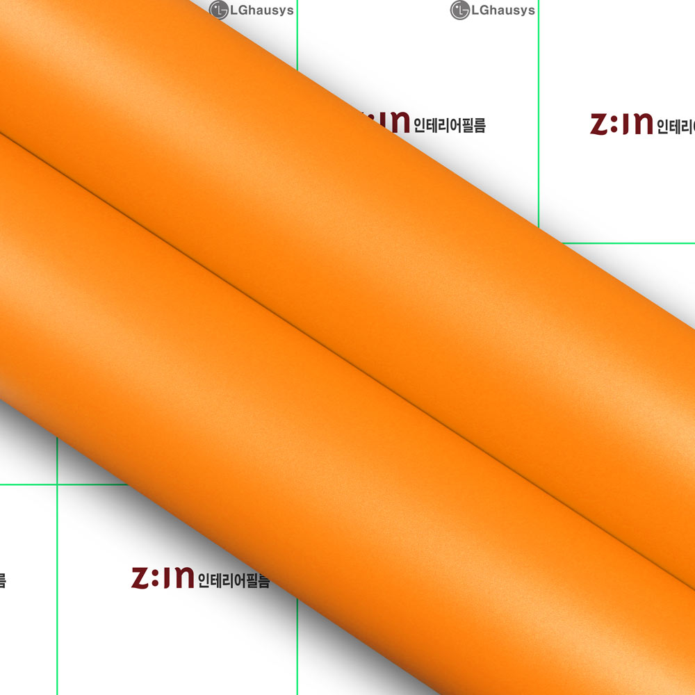 LG하우시스- 고품격인테리어필름 ( ESE03 ) Orange 단색필름지_단색시트지/필름지