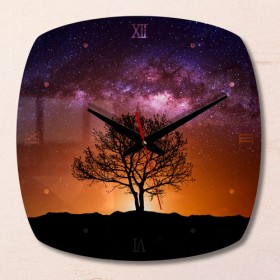 bf913-아크릴시계_수많은별들과나무한그루