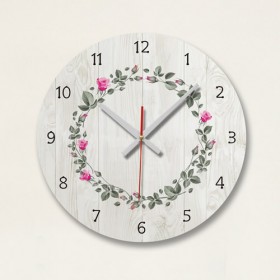 cb215-꽃리스패널_인테리어벽시계
