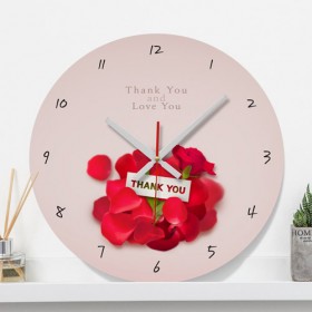 cb242-장미꽃잎_인테리어벽시계