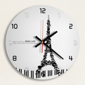 ch441-음악이있는에펠탑_인테리어벽시계
