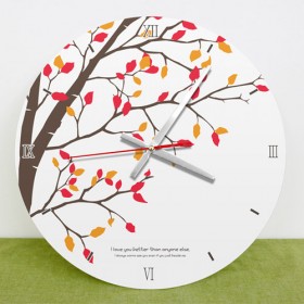cm617-가을이찾아온단풍나무사이_인테리어벽시계