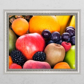 cr596-맛있는과일가득_창문그림액자