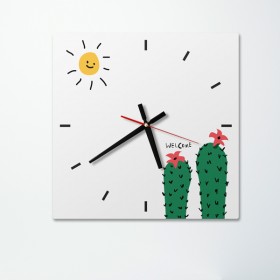 cs194-뜨거운태양선인장과함께_인테이어벽시계