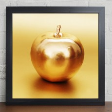 ct014-황금사과_인테리어액자/디자인벽면데코소품/풍수/재물/행운/금/과일/식물/자연