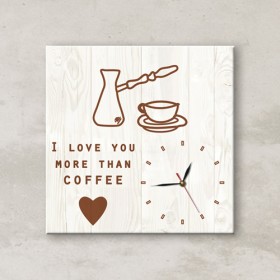 cx456-커피보다사랑_노프레임벽시계