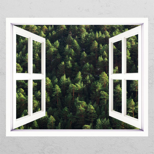gb300-산내음나는숲_창문그림액자/창문그림액자,창문형시트지,뮤럴시트지,포인트시트지,데코시트지,디자인시트지,인테리어소품,인테리어시트지,셀프인테리어,창문모양시트지,홈갤러리,창문모양액자,집/소나무/침엽수/활엽수/숲/빼곡한/빽빽한/자연풍경/숲풍경/나무/꽃