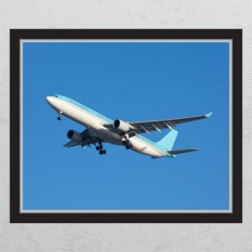 gb317-하늘에떠있는비행기_창문그림액자