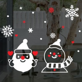 ia525-크리스마스러블리산타와눈사람_그래픽스티커