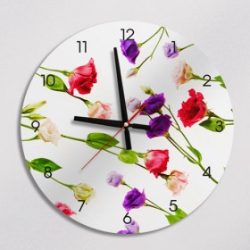 ig180-알록달록예쁜꽃들_인테리어벽시계