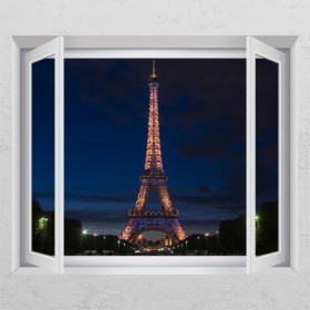ih286-파리의 아름다운 밤_창문그림액자