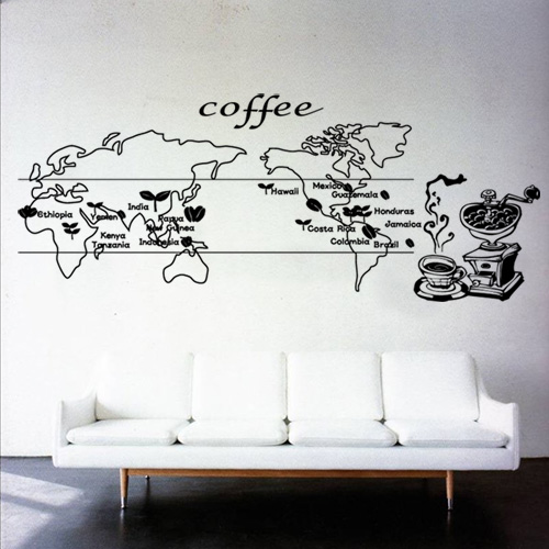 is127-커피지도(Coffee Belt)/그래픽스티커/세계/지도/커피/카페/인테리어/coffee/belt/커피지도