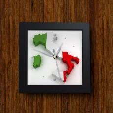iy321-세계의시간_스페인이탈리아터키미니액자벽시계/인테리어미니액자벽시계/디자인미니액자벽시계/인테리어소품/미니시계/시계/시간/세계/입체/나라/국기/영토/스페인/이탈리아/터키/유럽