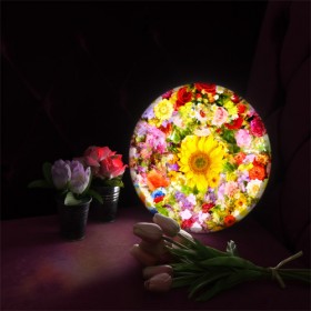 nc574-LED액자25R_아름다운꽃다발그림
