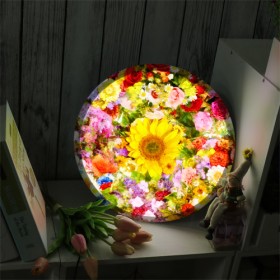 nc575-LED액자35R_아름다운꽃다발그림
