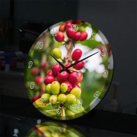 nj076-LED시계액자35R_커피빈(커피나무)