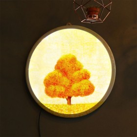 ny417-LED액자35R_금빛재물복의나무