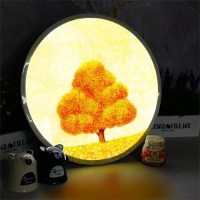 ny418-LED액자45R_금빛재물복의나무