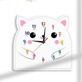 nz033-인테리어벽시계_귀여운고양이