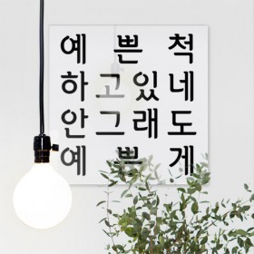 ph458-아크릴액자_예쁜척하고있네