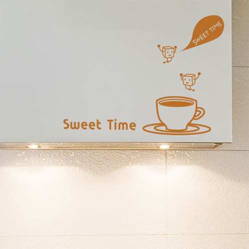 pp015-Sweet Time/커피스티커/각설탕/커피숍/커피타임/포인트스티커/인테리어스티커