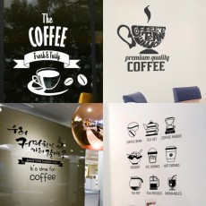 uc048-카페 인테리어 데코 스티커/그래픽스티커/데코/카페/커피/매장/가게/포장/메뉴/데코스티커