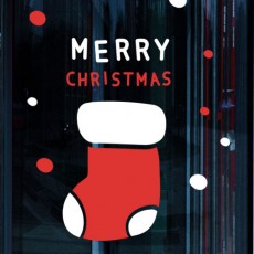 ad393-크리스마스포인트_그래픽스티커/겨울/성탄절/지팡이/양말/선물/산타/눈/루돌프/데코/소품/인테리어