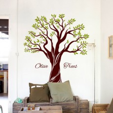 bh334-평화의상징올리브나무(대형)_그래픽스티커/그래픽스티커,스티커,포인트,데코,셀프,인테리어,일러스트,나무,자연