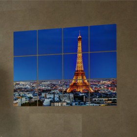 cc931-멀티액자_파리의에펠탑야경