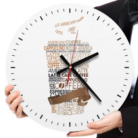 ck125-커피잔타이포그라피_인테리어벽시계