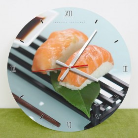 cm624-신선한연어초밥_인테리어벽시계