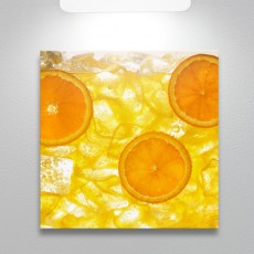 cq238-상큼한과일주스_오렌지_레몬_소형노프레임/인테리어캔버스액자데코꾸밈소품/주스/과일/상큼/레몬/오렌지/아이스/카페/얼음
