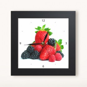 cv499-빨간맛상큼과일채소모음_미니액자벽시계
