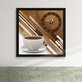 cy225-커피의 시간 액자시계