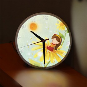 ng142-LED시계액자25R_소녀의꿈속여행B