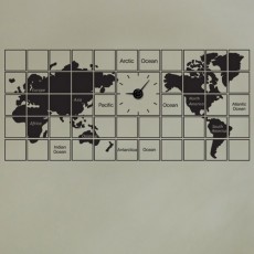 ps176-액자식세계지도_그래픽시계(중형)/지도/대륙/대양/초/분/시/시간/숫자/바늘/유럽/아시아/