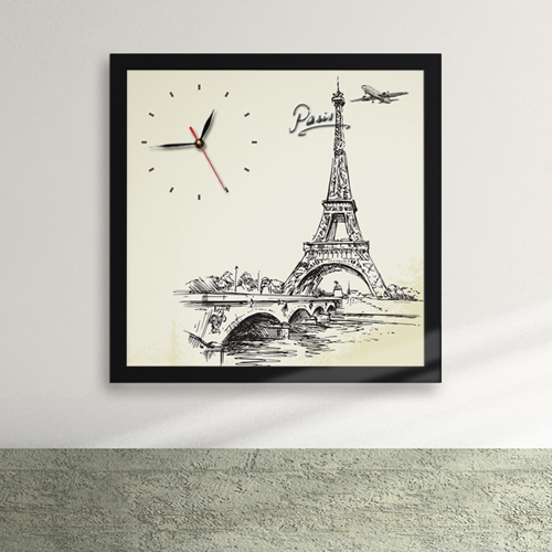pz009-세계명소어디까지가봤니01-에펠탑/에펠탑/프랑스/유럽/세계명소/명소/벽시계/디자인벽시계/인테리어액자시계/액자시계