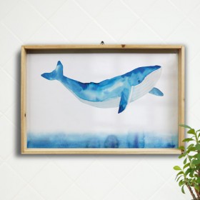 tf834-우드프레임액자_등푸른고래