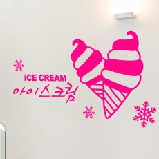 ad053-시원한아이스크림_그래픽스티커/여름/간식/음식/데코/소품/인테리어/꾸미기/디자인