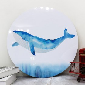 af479-대형원형아크릴액자_등푸른고래