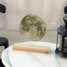 bh999-아크릴스탠드액자20CmX20Cm_달moon/자연,풍경,보름달,일러스트,인테리어,소품,액자,우드액자,나무액자,아크릴액자,탁상용액자,포인트,투명액자