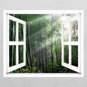 cl337-청량한대나무숲2_창문그림액자