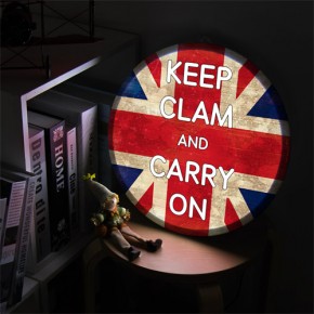 ne578-LED액자35R_Keep Clam and Carry On
