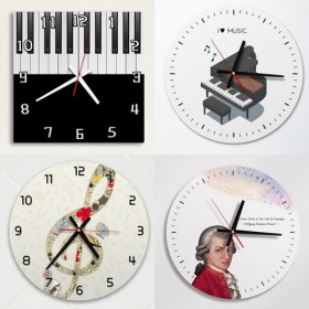 uf002-음악과 시간이 흐르는 곳 인테리어벽시계 모음